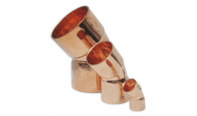 1 1/8" x 45� COPPER ELBOW 1 1/8" x 45� COPPER ELBOW