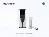 GREE SHINY 12000 BTU/H PORTABLE AIR CONDITIONER GREE SHINY 12000 BTU/H PORTABLE AIR CONDITIONER